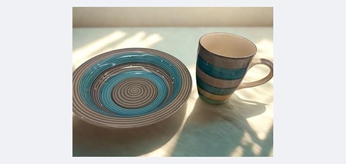 Pasta Plate and Coffee Mug Set