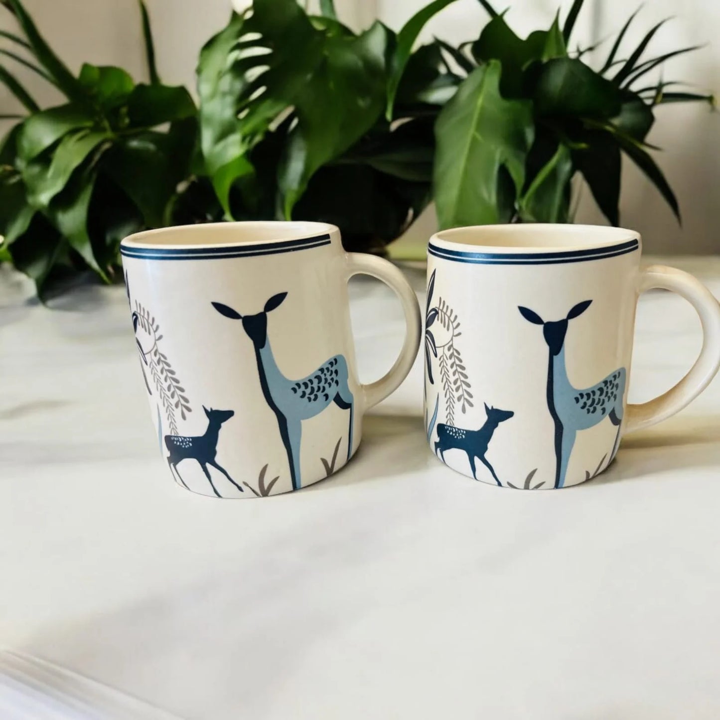 Set of 2,Deer Coffee Mugs