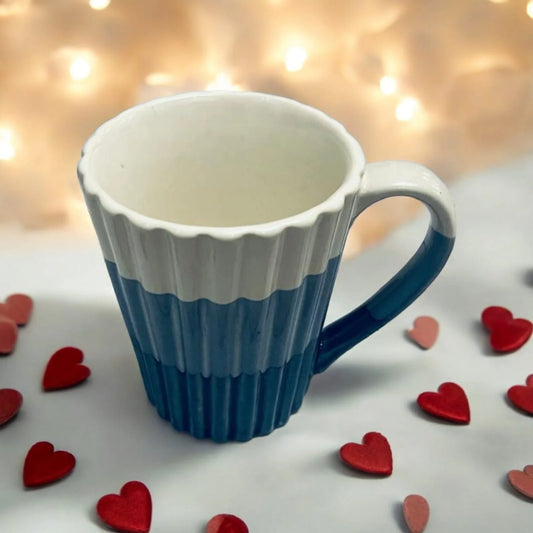 Blue and White Mug