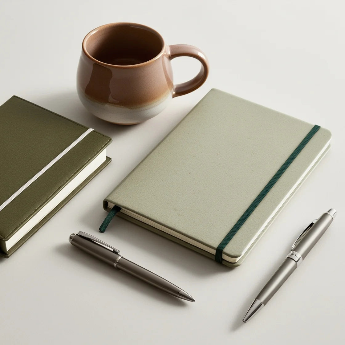 Green Leather Diary