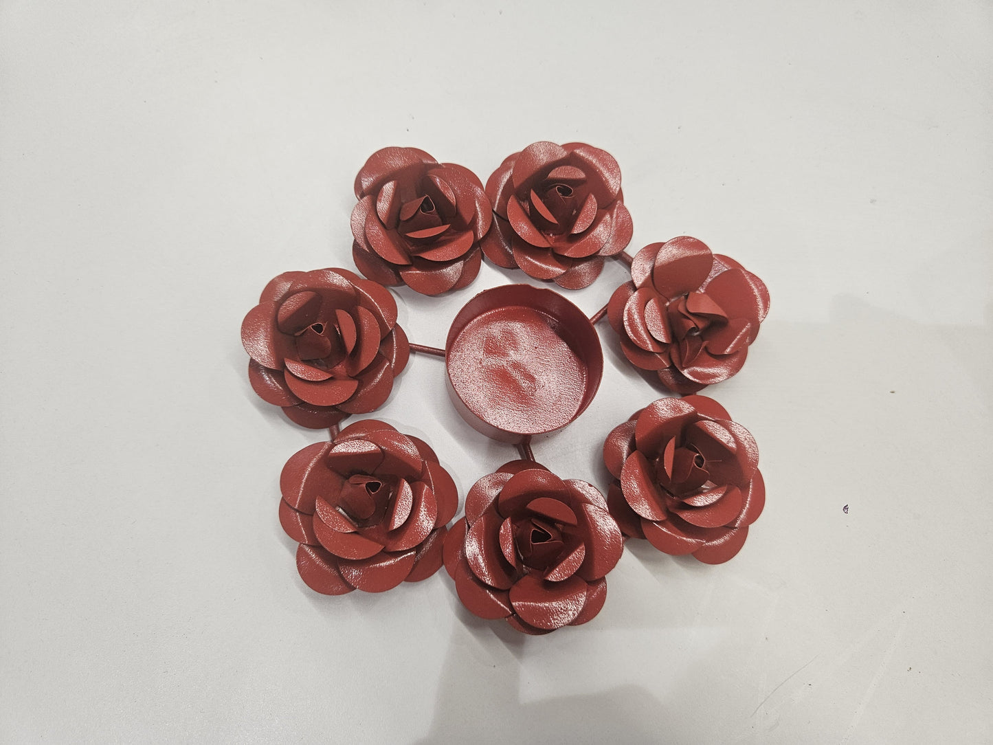 7 Flower Tea Light (RED)