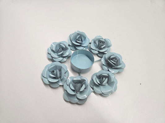 7 Flower Tea Light (BLUE)