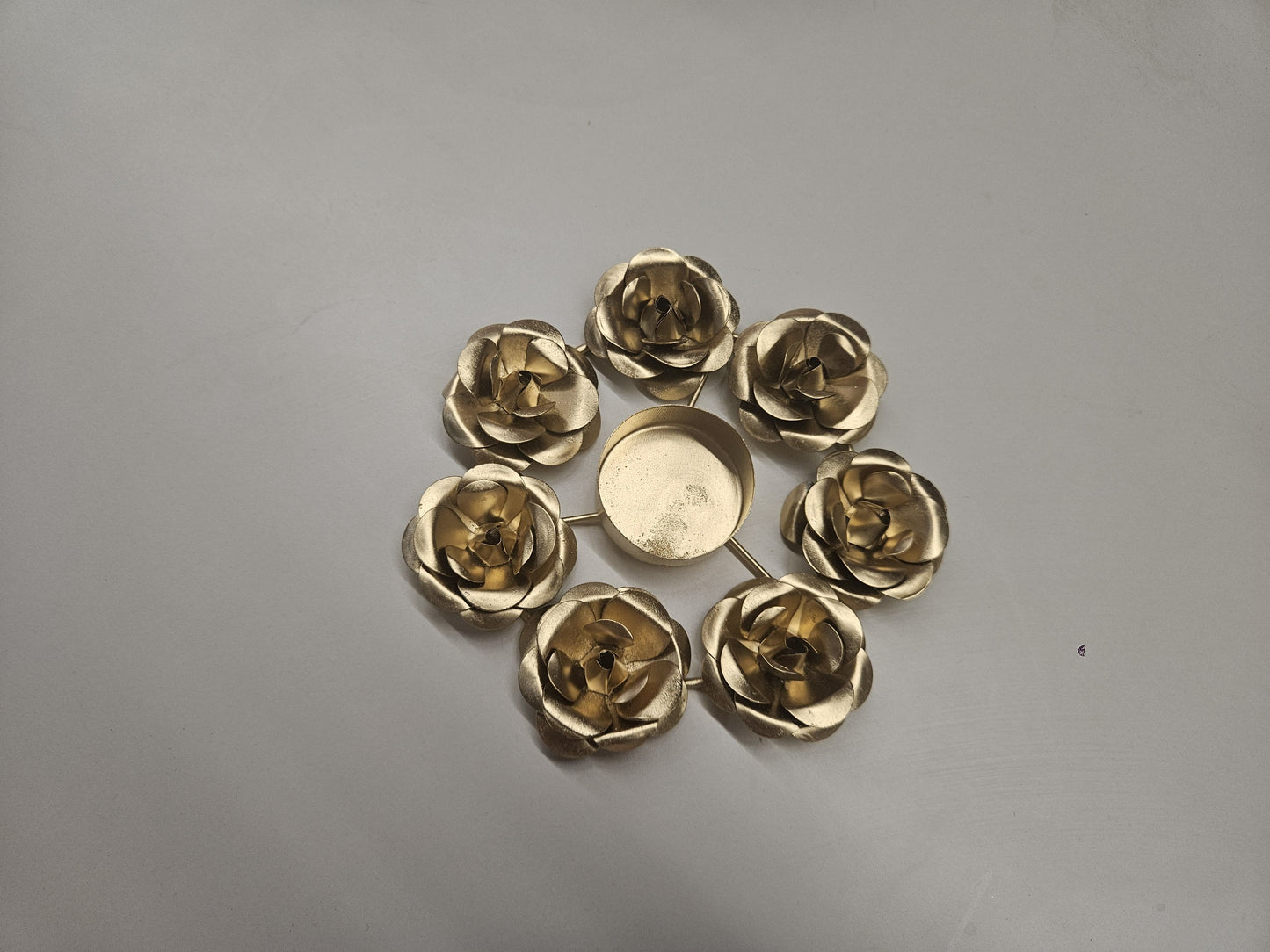 7 Flower Tea Light (GOLDEN)