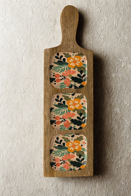 Wooden Snack Platter-12*4 inches