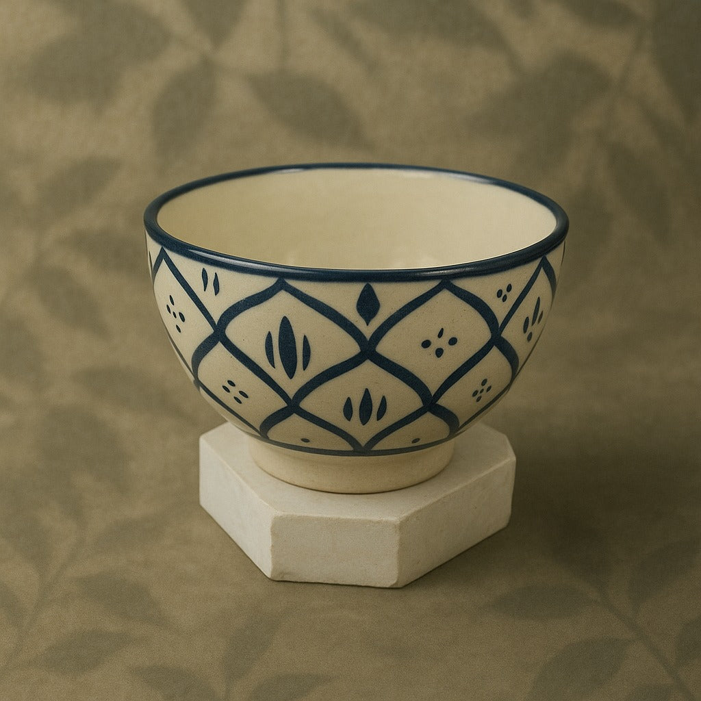 Handprinted Big Bowl-Set of 2